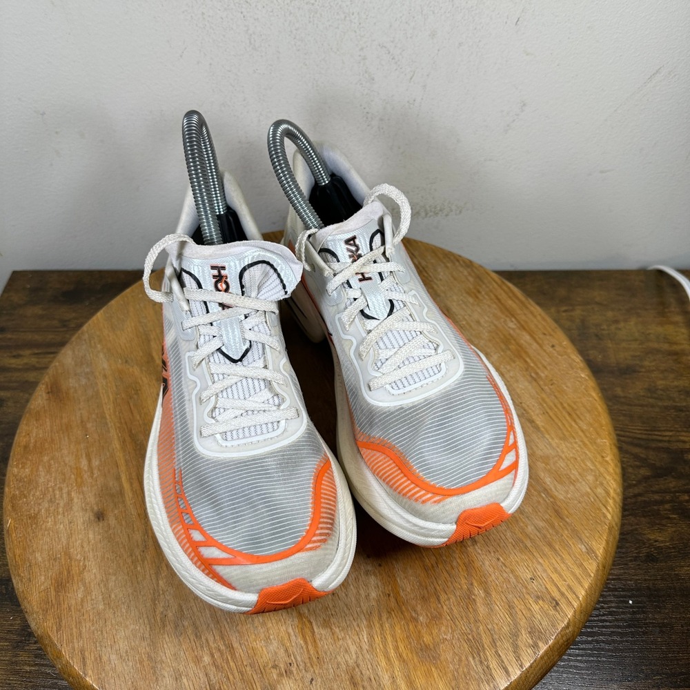 Hoka One One Cielo X1 2.0 Women's Shoes Orange White Size 6.5 1162053 PLV - Picture 7 of 8